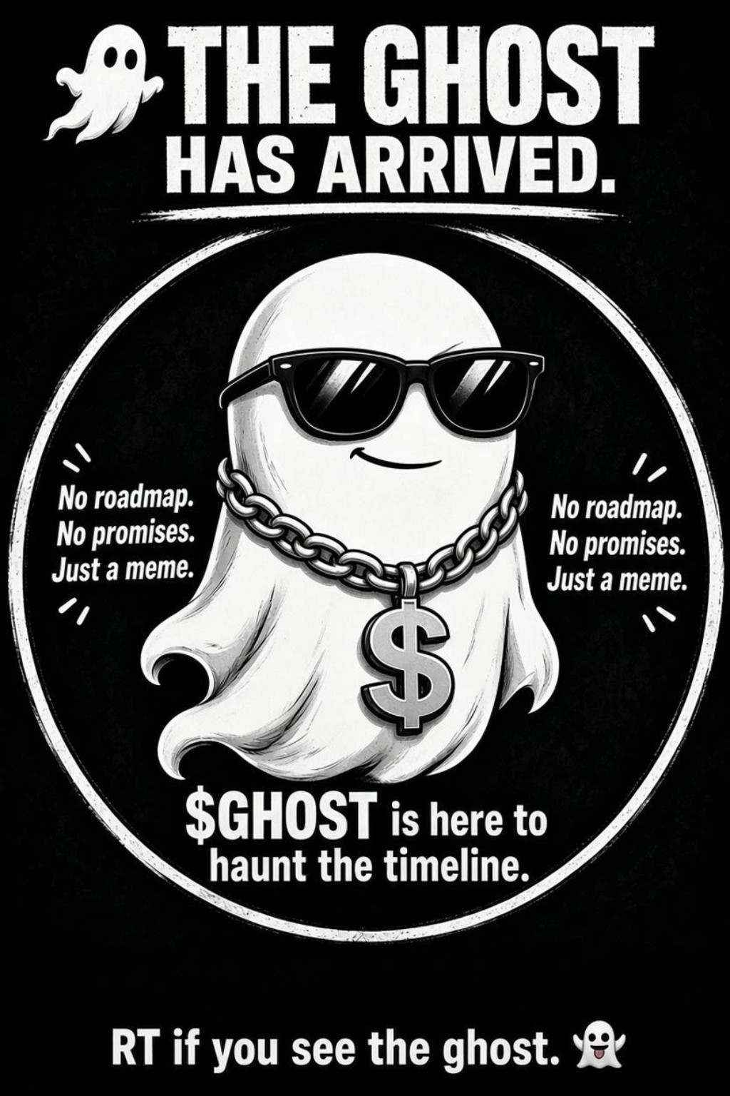 GhostSol wearing sunglasses and a chain
